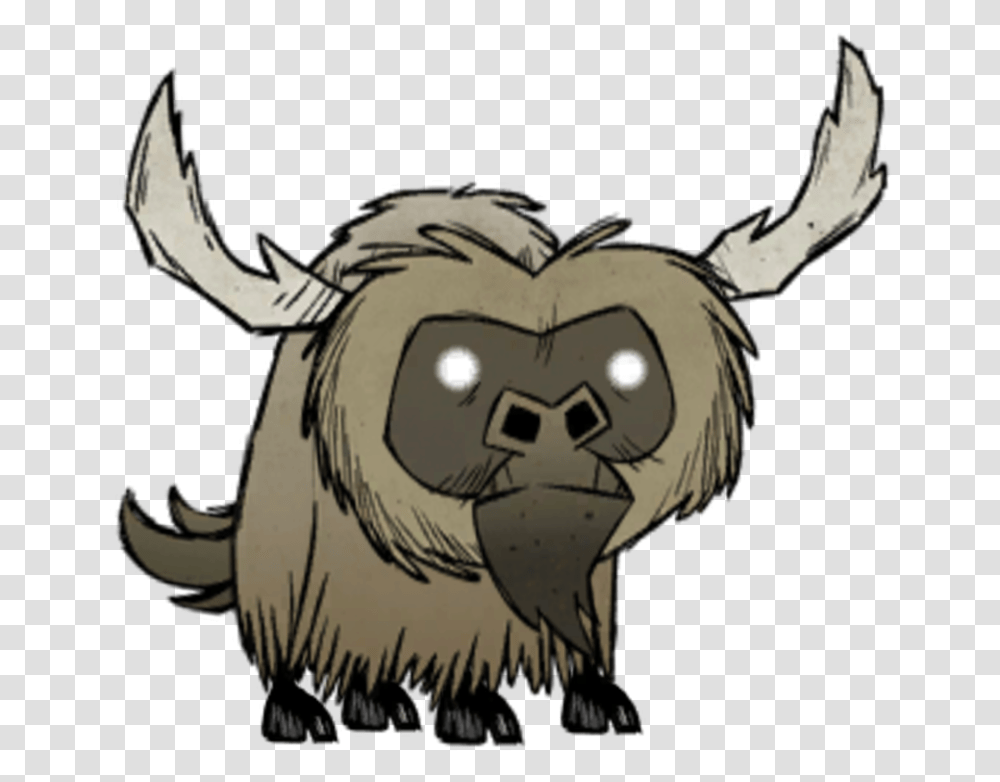 Baby Beefalo Don't Starve Clipart Download Beefalo Don't Starve Together, Mammal, Animal, Person, Soccer Ball Transparent Png