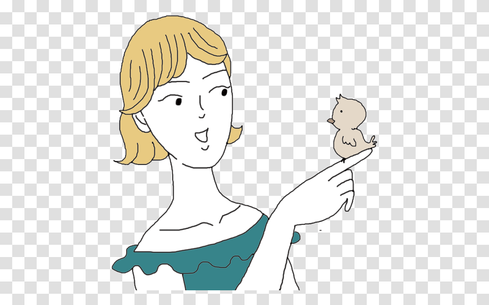 Baby Birds, Person, Human, Drawing Transparent Png