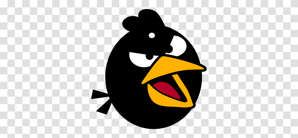 Baby Black Bird Easy Angry Bird Drawings, Angry Birds Transparent Png