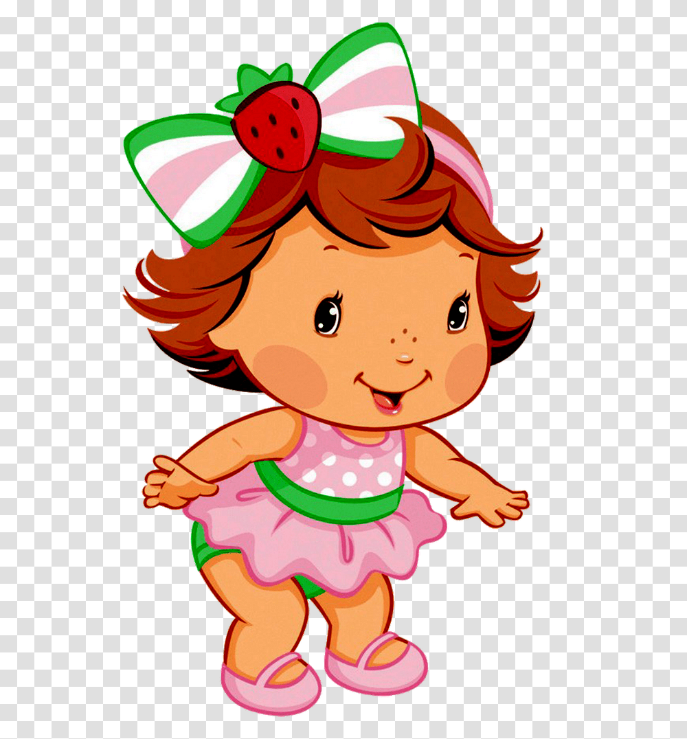 Baby Black Strawberry Shortcake Baby Shower, Cupid, Toy, Elf, Doll Transparent Png