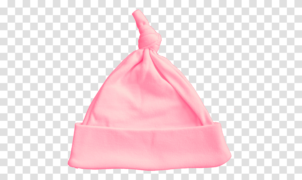 Baby Blanks 100 Cotton Pink Baby Knot Hats Baby Bonnet, Person, Human, Apparel Transparent Png