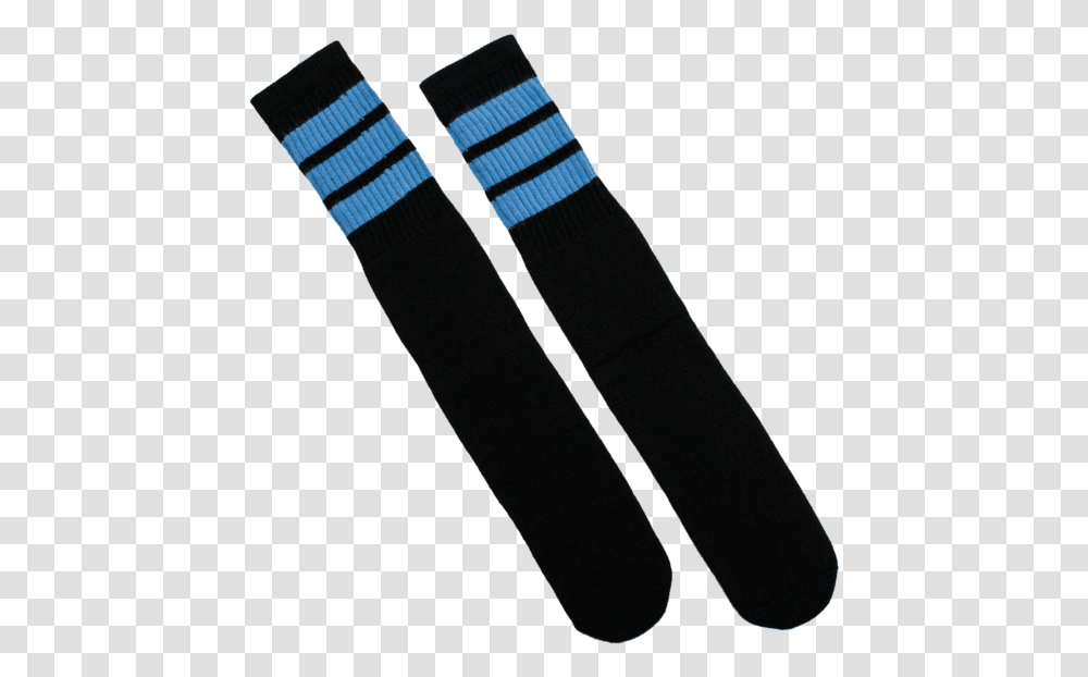 Baby Blue And Black Socks, Apparel, Strap, Shoe Transparent Png