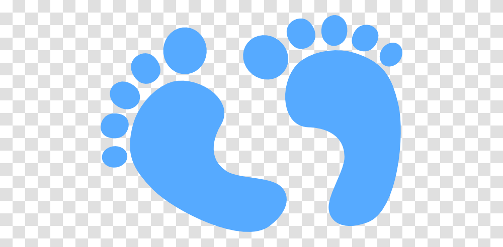 Baby Blue Baby Feet, Footprint Transparent Png