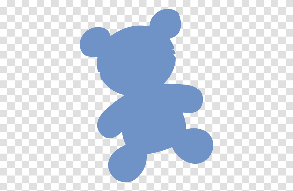 Baby Blue Bear Clip Art For Web, Silhouette Transparent Png
