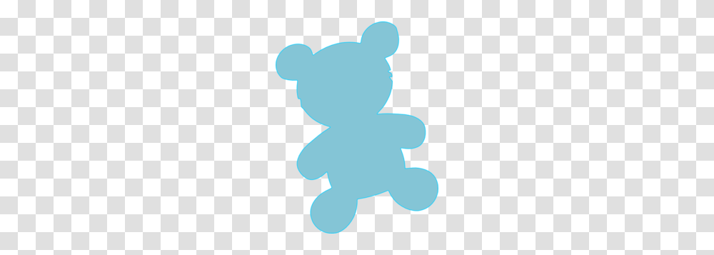 Baby Blue Teddy Clip Art, Silhouette, Toy, Cupid Transparent Png