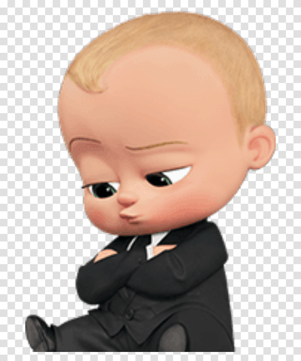 Baby Boss, Doll, Toy, Head, Suit Transparent Png