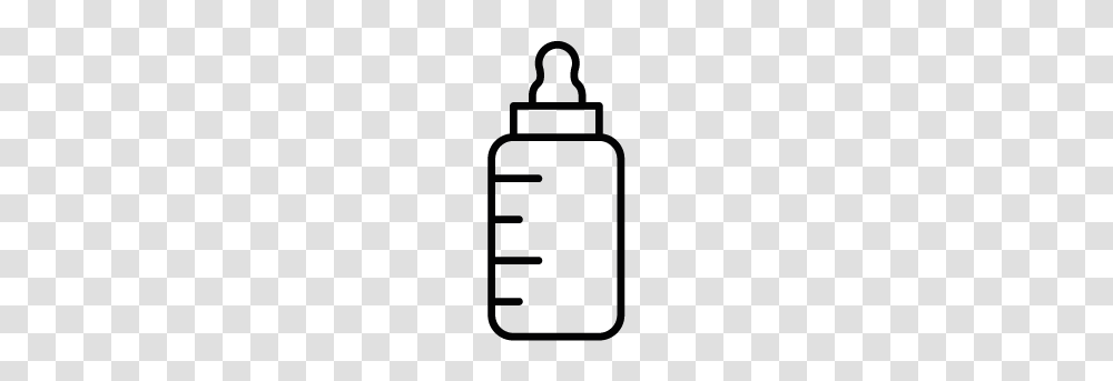 Baby Bottle Clipart Black And White Free Images, Label, Ink Bottle, Cosmetics Transparent Png