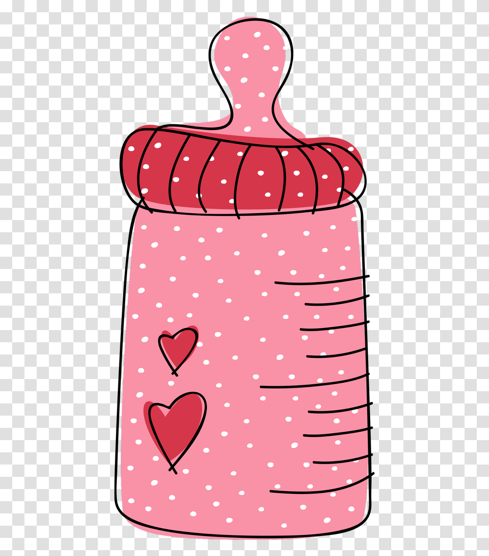 Baby Bottle Clipart Pink Baby Bottle Clipart, Texture, Sweets, Food, Confectionery Transparent Png
