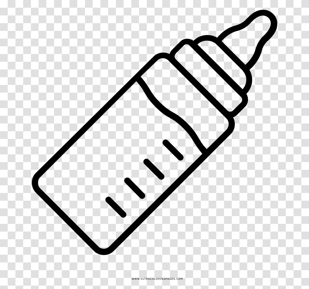 Baby Bottle Coloring, Gray, World Of Warcraft Transparent Png