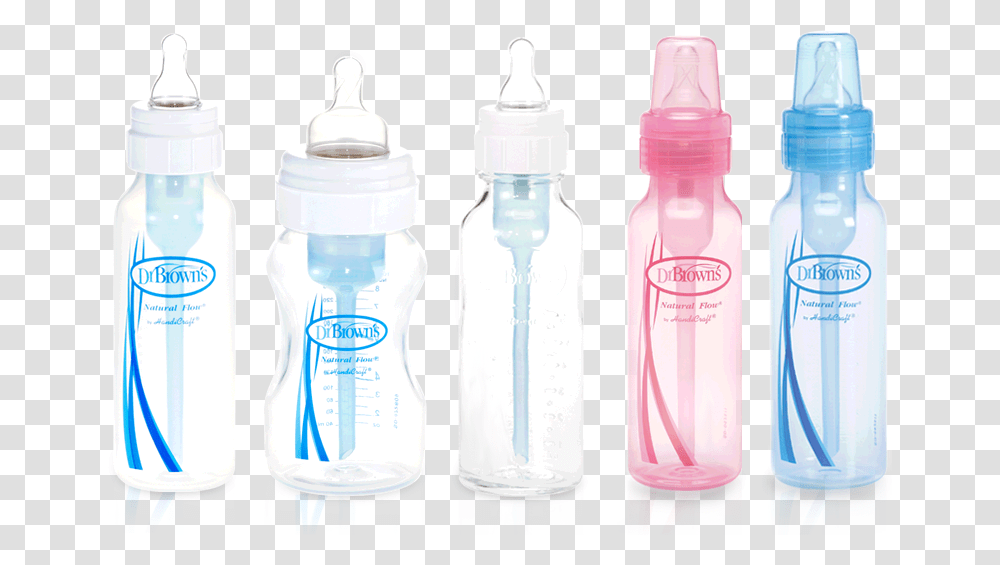 Baby Bottle Dr Brown's Bottle, Water Bottle, Plastic Transparent Png