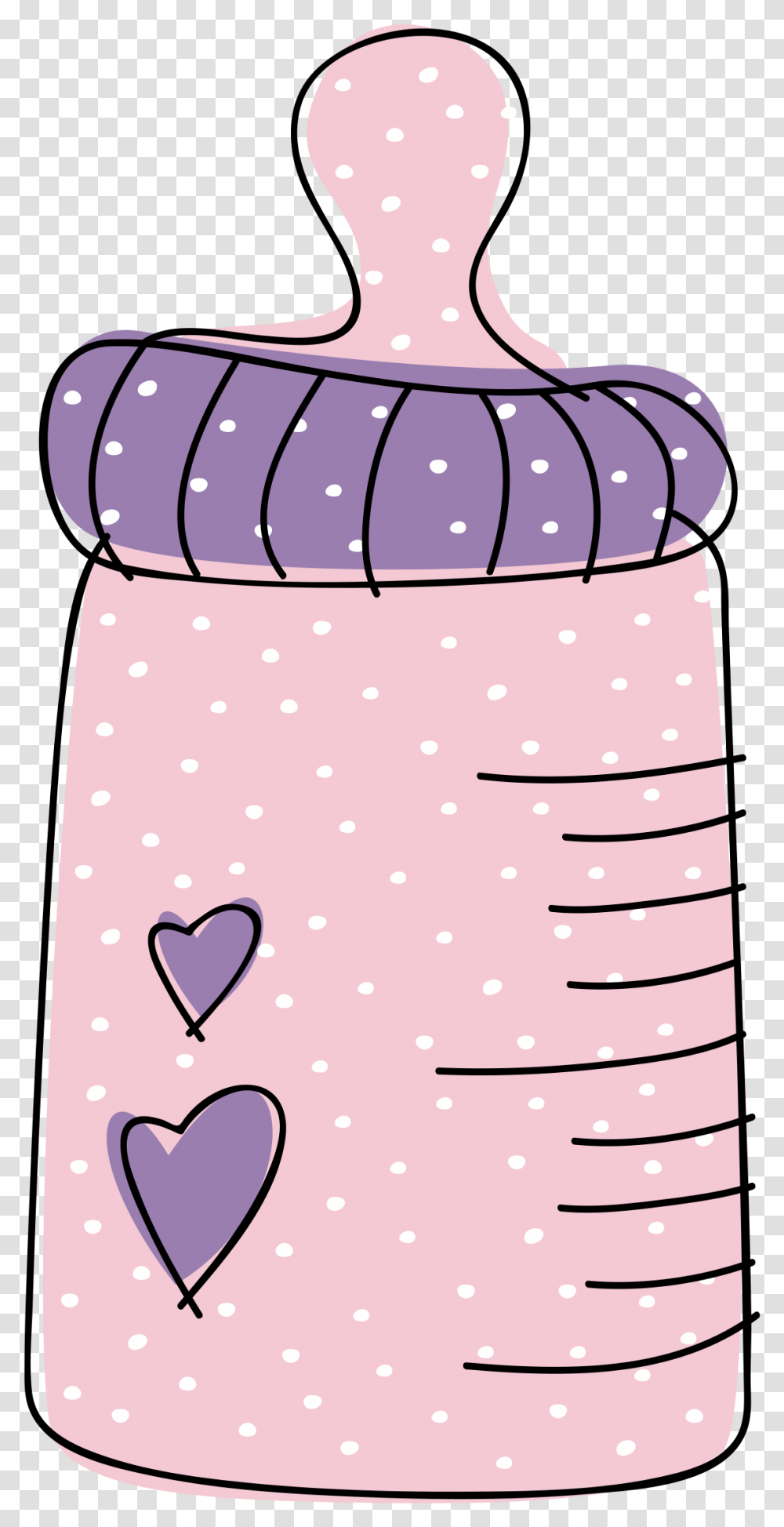 Baby Bottle Pink Clipart, Cushion, Texture, Pillow, Snowman Transparent Png