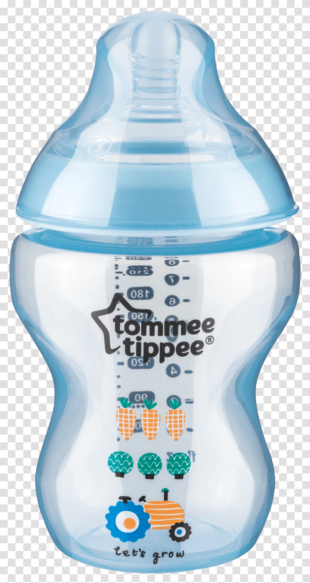 Baby Bottles Blue Infant Milk Tommee Tippee Decorated Bottle, Light, Porcelain, Pottery, Mixer Transparent Png