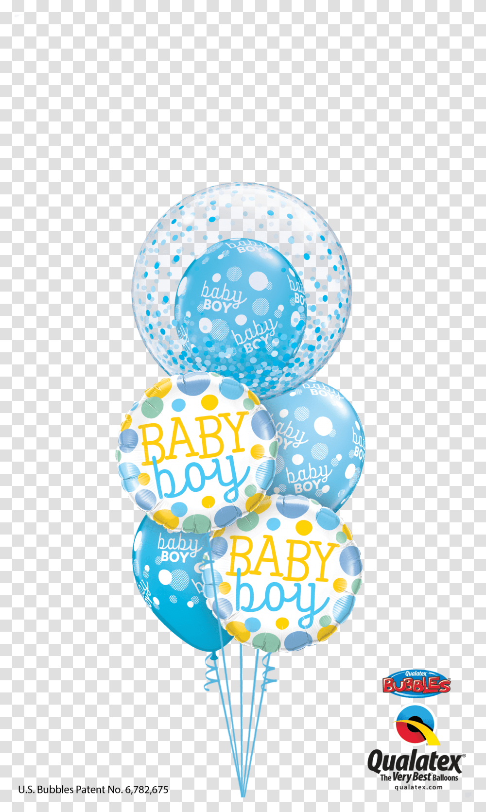 Baby Boy Blue Confetti Dots Baby Boy Balloons, Paper Transparent Png
