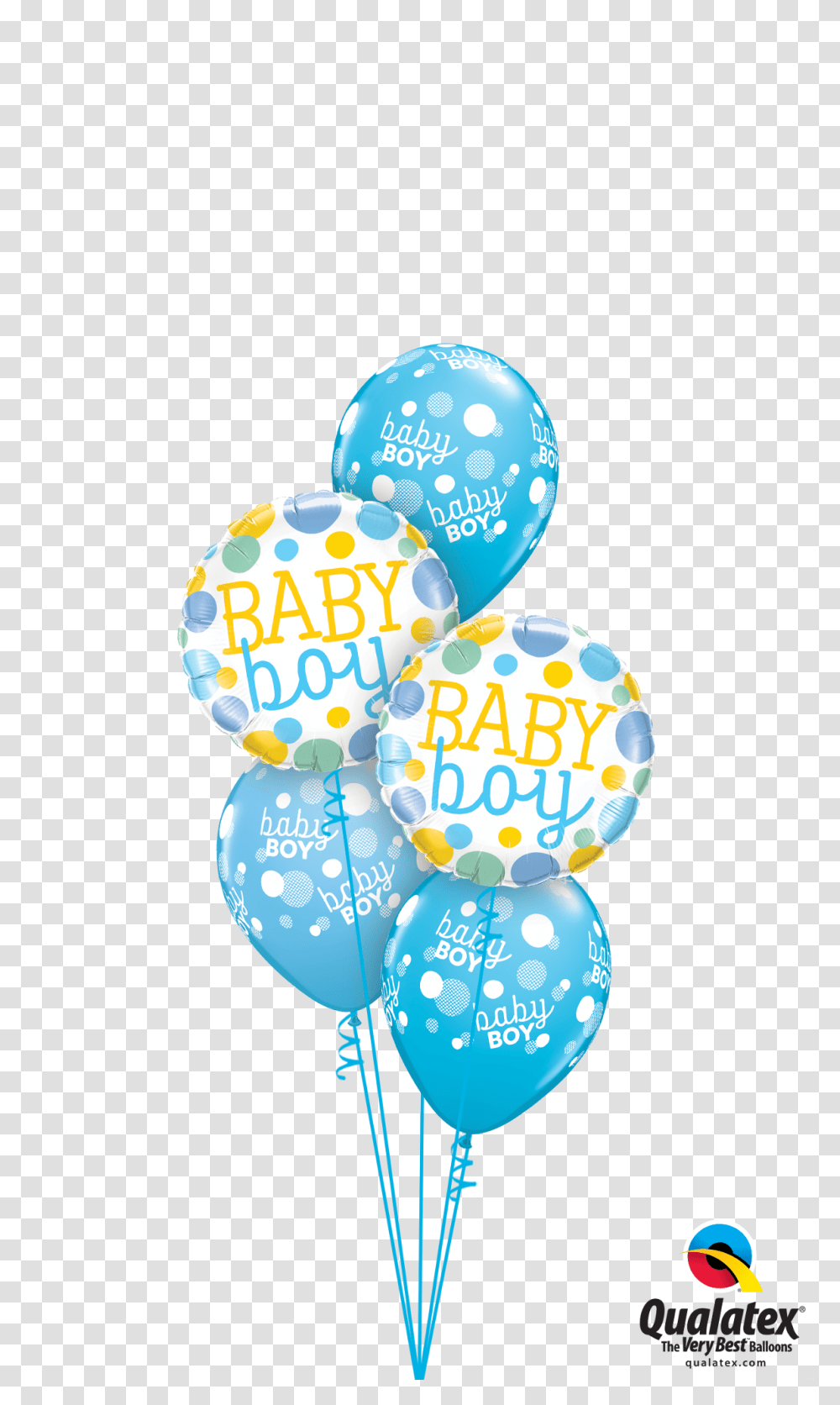 Baby Boy Dots Classic BouquetClass Lazyload Lazyload Balloon Transparent Png