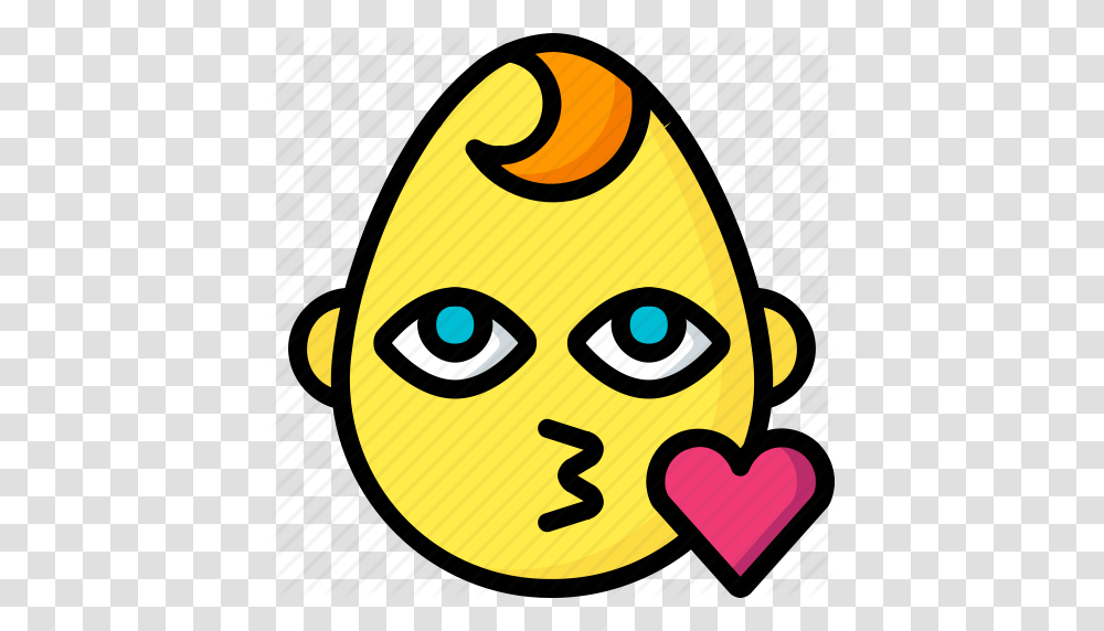 Baby Boy Emojis Emotion Face Kiss Smiley Icon, Heart Transparent Png