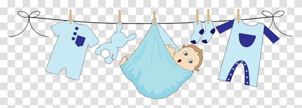 Baby Boy Hanging On A Clothesline Clip Arts Baby Boy Clipart, Plastic Bag, Pillow, Cushion, Leisure Activities Transparent Png