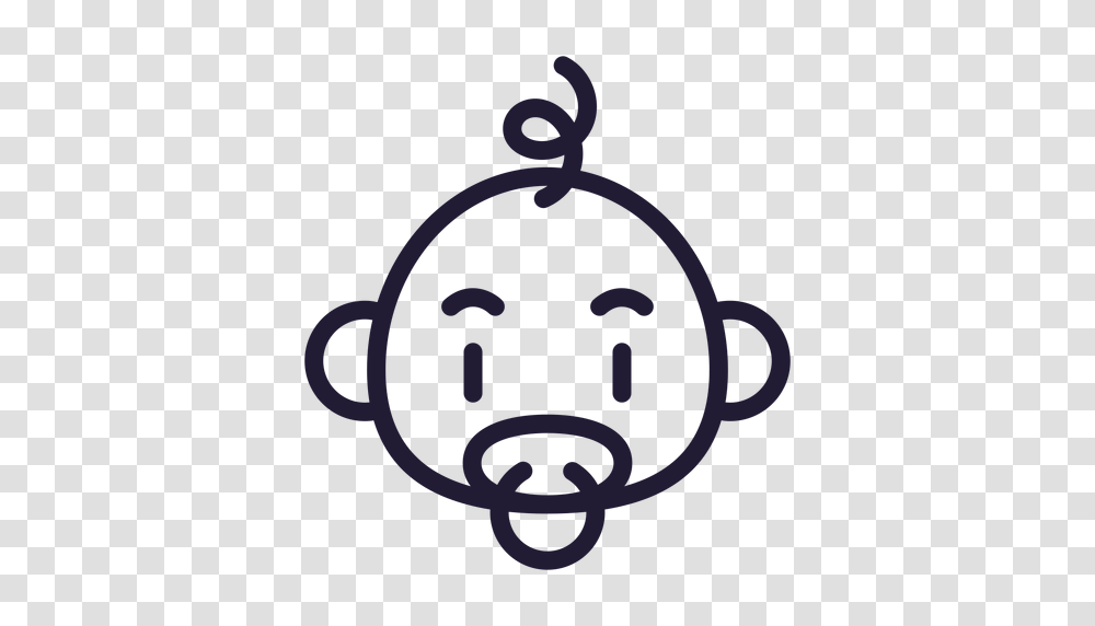 Baby Boy Head Stroke Icon, Weapon, Weaponry Transparent Png