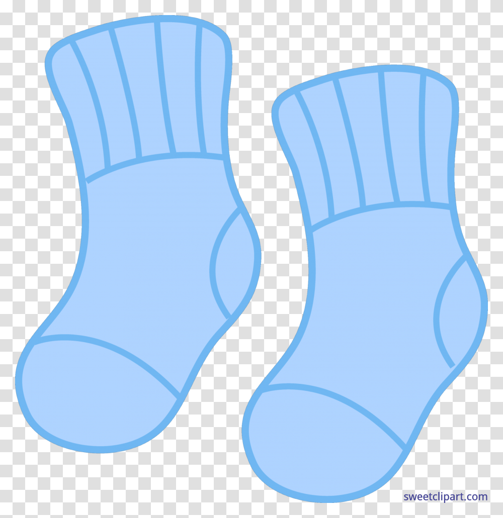 Baby Boy Socks Blue Clip Art, Christmas Stocking, Gift Transparent Png