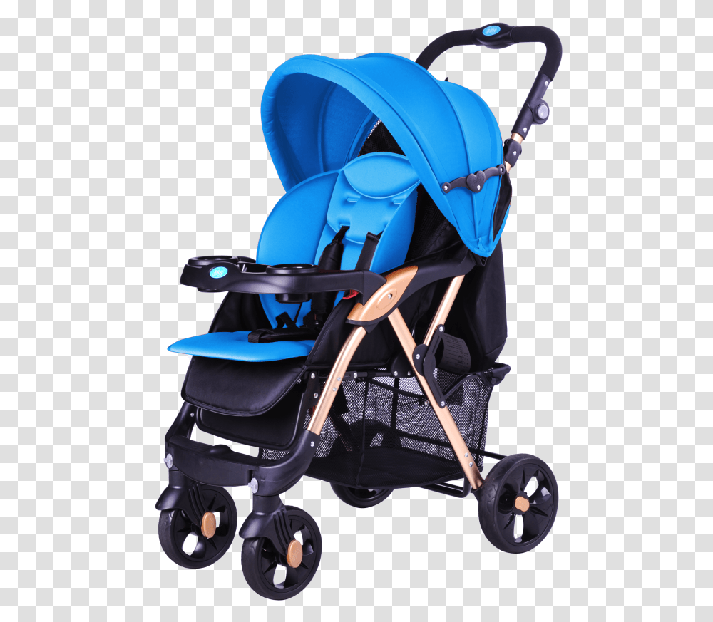 Baby Carriage Baby Pram, Chair, Furniture, Motorcycle, Vehicle Transparent Png