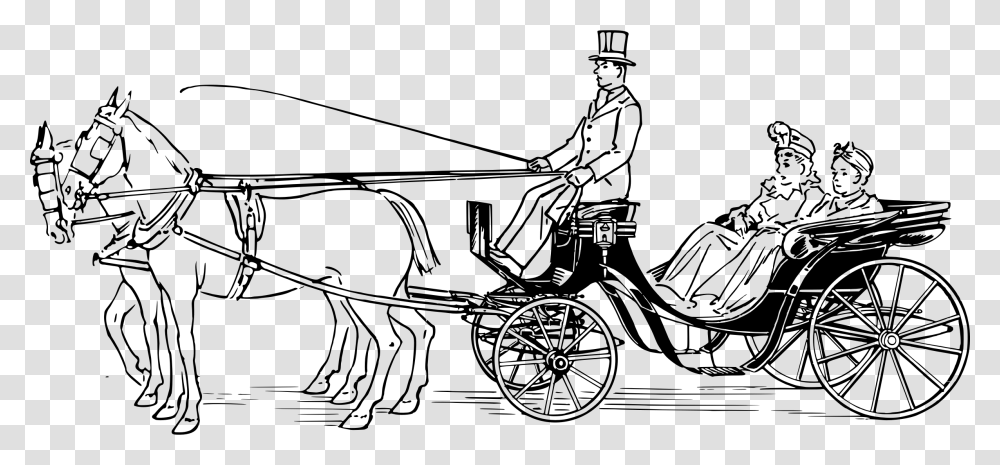 Baby Carriage Clipart Horse Drawn Carriage Clipart, Gray, World Of Warcraft Transparent Png