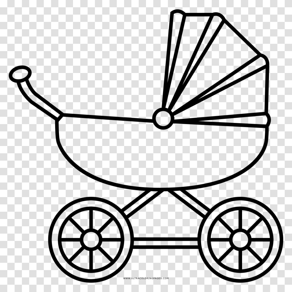 Baby Carriage Coloring Pages, Gray, World Of Warcraft Transparent Png