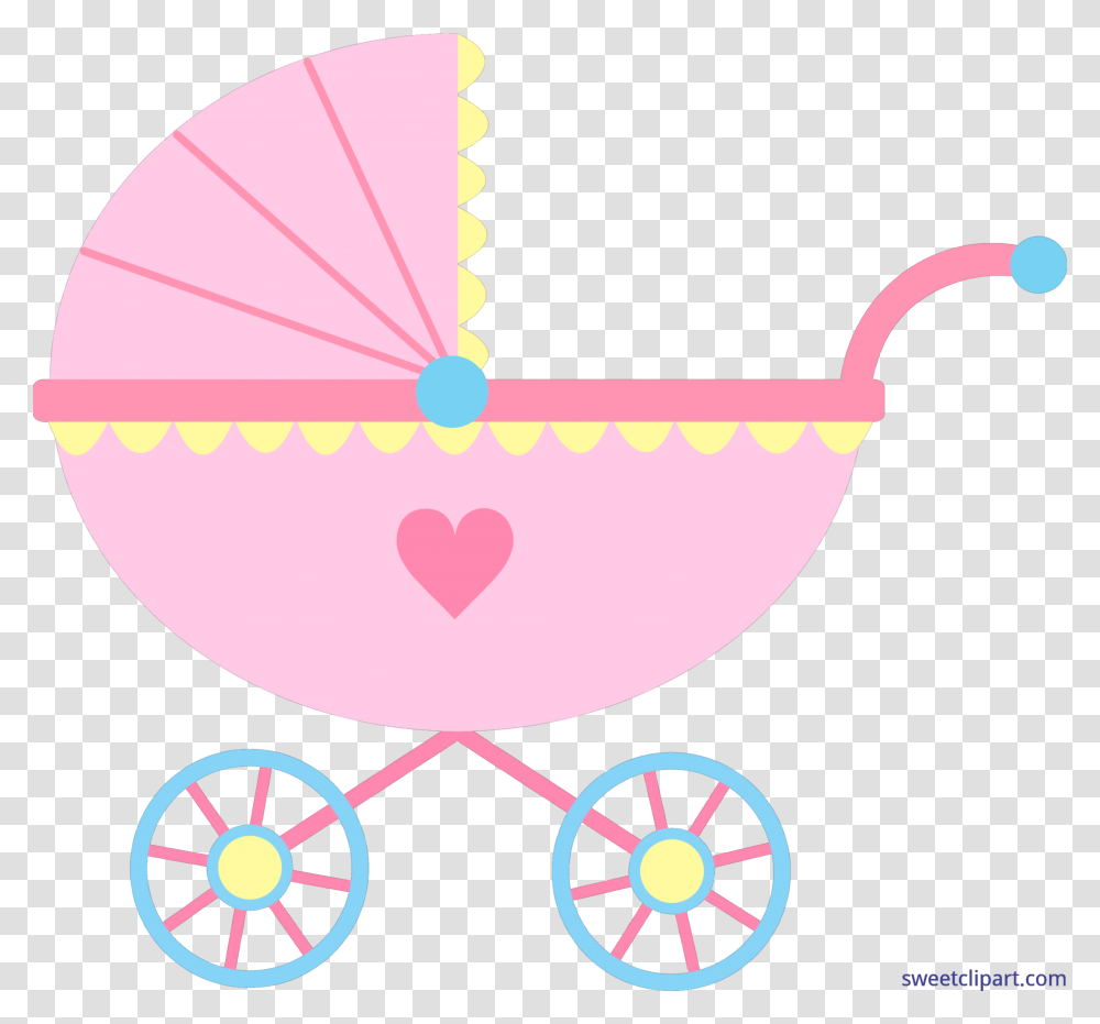 Baby Carriage Pink Clip Art, Label, Transportation, Vehicle Transparent Png