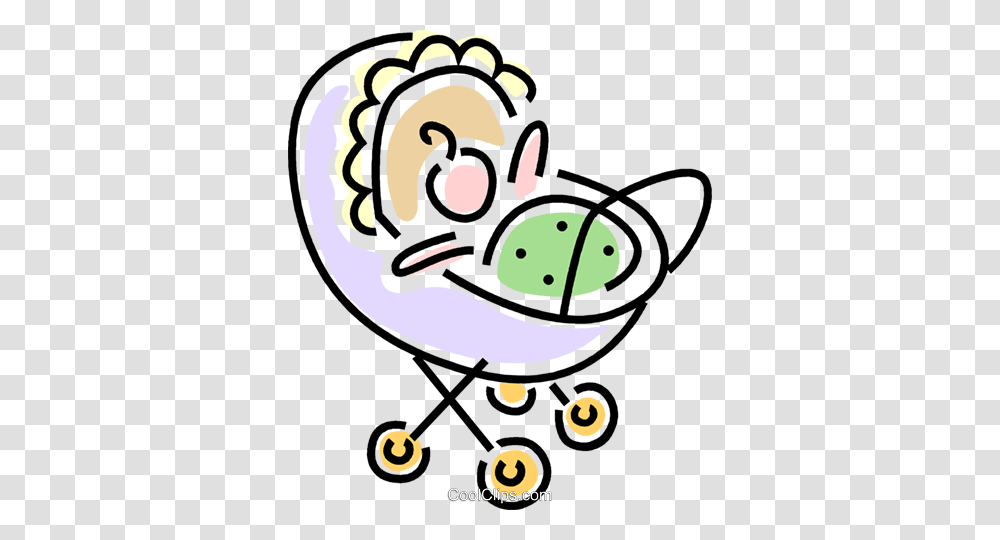Baby Carriage Royalty Free Vector Clip Art Illustration, Doodle, Drawing, Lawn Mower, Tool Transparent Png