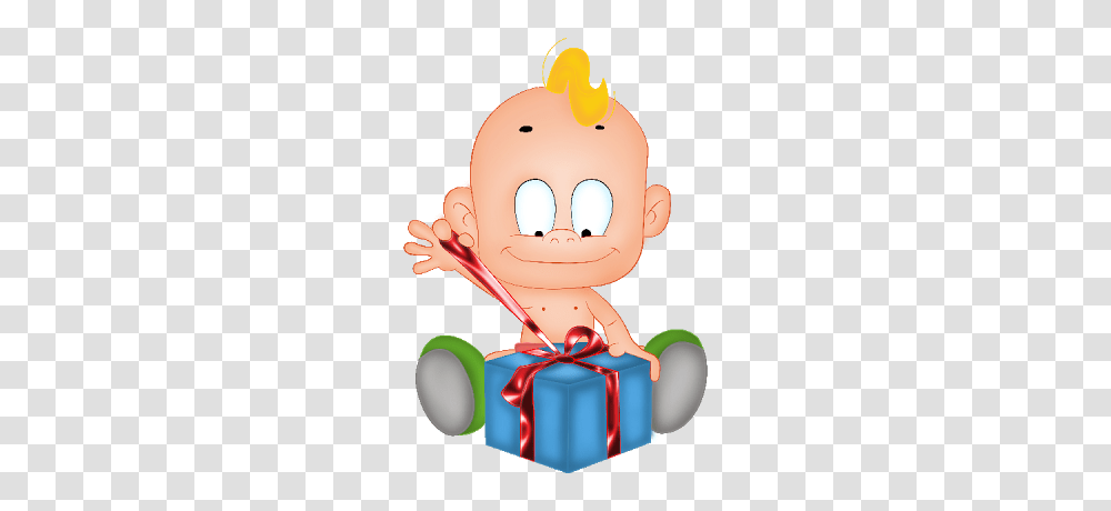 Baby Cartoon Clipart Group With Items, Gift, Toy, Rattle Transparent Png