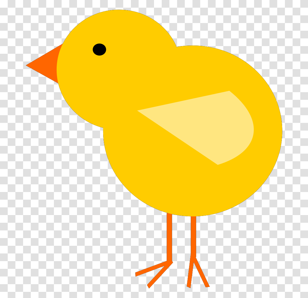 Baby Chick Clipart Easter Bird, Animal, Canary, Outdoors, Silhouette Transparent Png