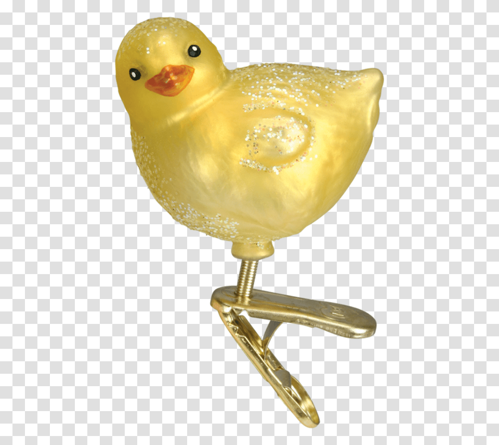 Baby Chick Glass Ornament Clip Bird Toy, Lamp, Animal, Fungus, Goblet Transparent Png