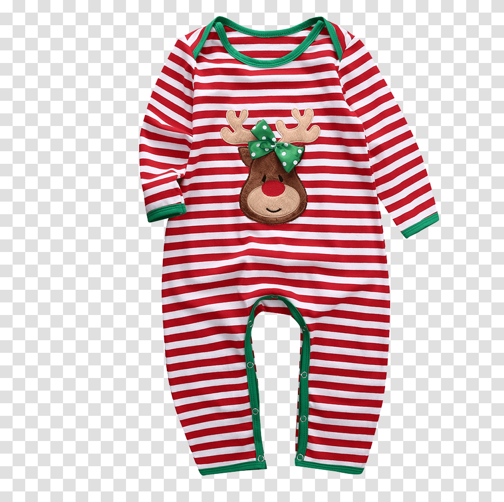 Baby Christmas Deer Romper, Apparel, Pajamas Transparent Png
