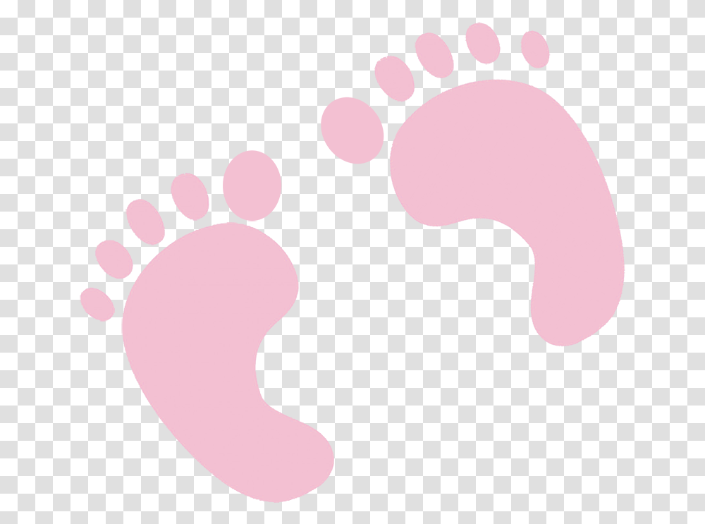 Baby Clipart Baby Footprints Pink Transparent Png