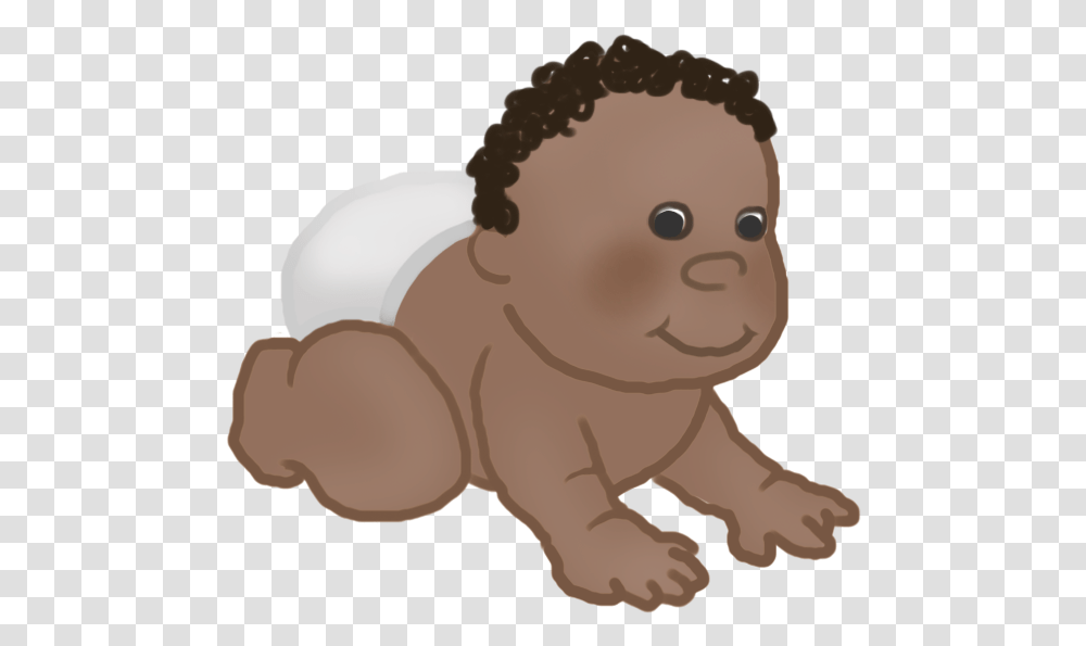 Baby Clipart Dark Haired Baby Clipart, Toy, Animal, Mammal, Wildlife Transparent Png