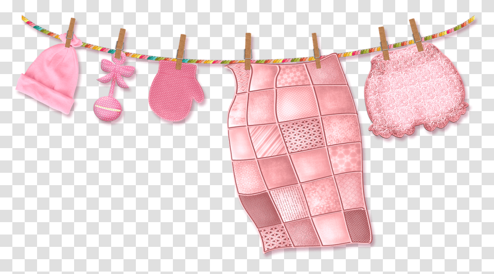 Baby Clothes Line Hanging Baby Clothes Drying Baby Clothing, Lingerie, Underwear, Accessories, Bra Transparent Png