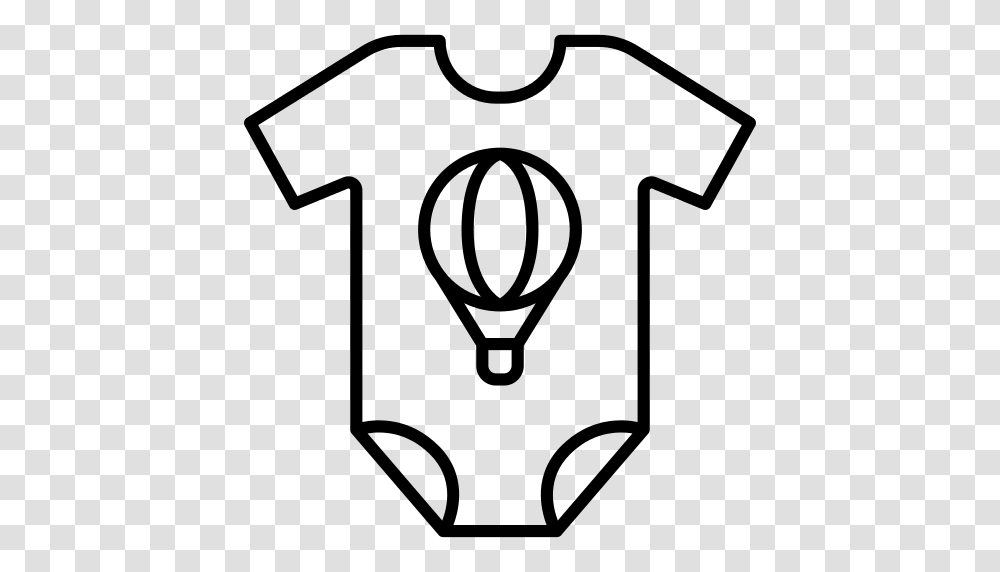 Baby Clothes With Hot Air Balloon Icon, Gray, World Of Warcraft Transparent Png