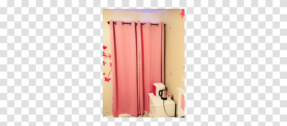 Baby Cot Baby Changer Pink Furry Rug Curtain And Window Covering, Shower Curtain, Room, Indoors, Bathroom Transparent Png