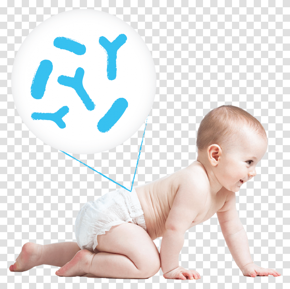Baby Crawling Baby, Person, Human, Diaper, Ball Transparent Png