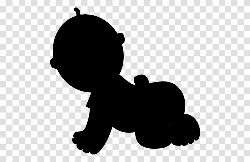 Baby Crawling Clip Art Baby Clip Art Art For Fun, Silhouette, Person, Human, Hoodie Transparent Png
