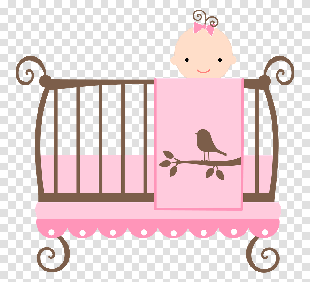 Baby Crib Clipart Baby Crib Clipart, Furniture, Bird, Animal, Cradle Transparent Png