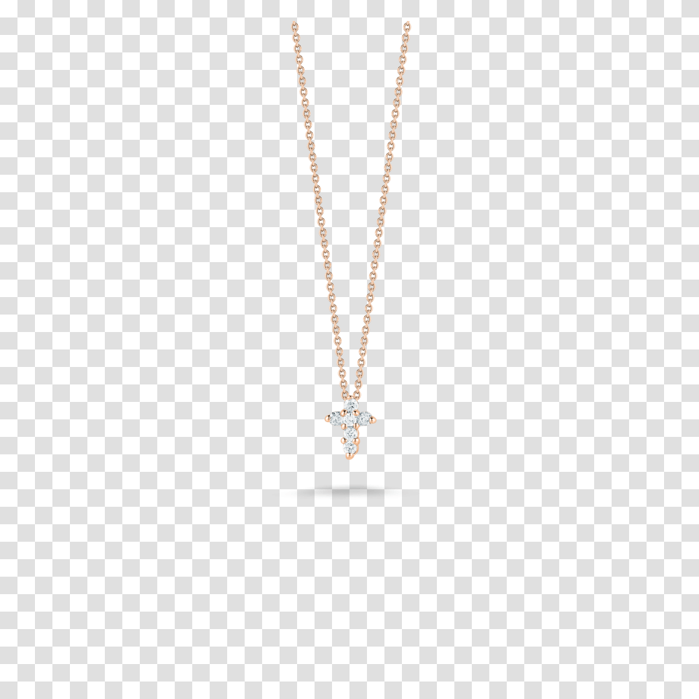 Baby Cross Pendant With Diamonds Roberto Coin, Necklace, Jewelry, Accessories, Accessory Transparent Png