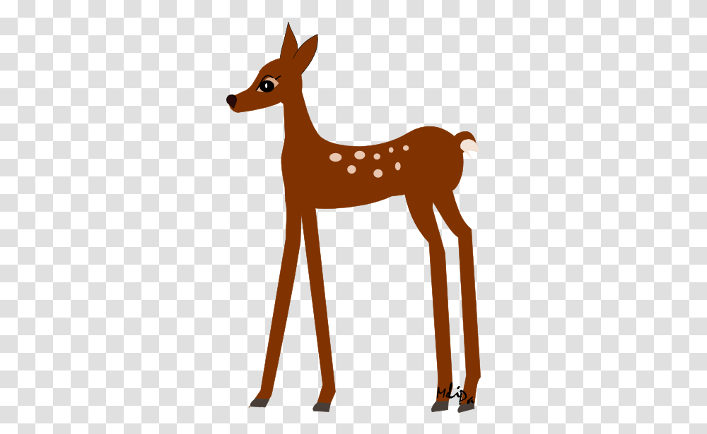 Baby Deer Clipart Free Images Deer Animated No Background, Mammal, Animal, Horse, Giraffe Transparent Png
