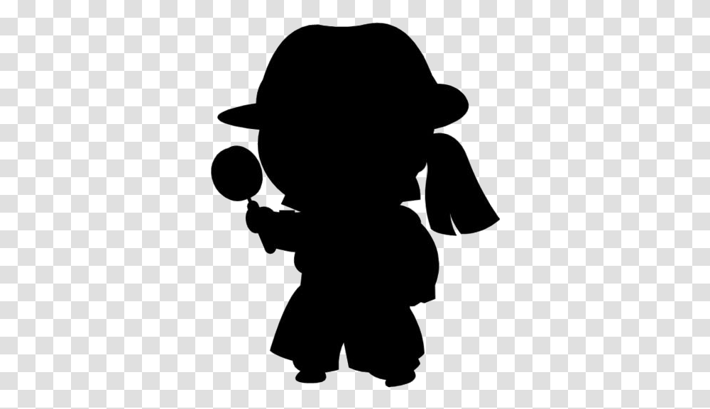 Baby Detective Full Hd Girl Spy Clipart, Silhouette, Person, Human, Back Transparent Png