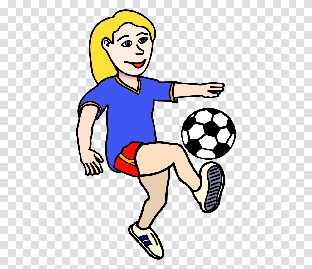 Baby Doll Clip Art, Kicking, Soccer Ball, Football, Team Sport Transparent Png