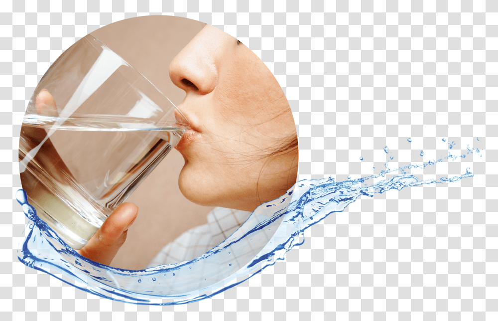 Baby Drinking Water, Person, Human, Beverage, Glass Transparent Png