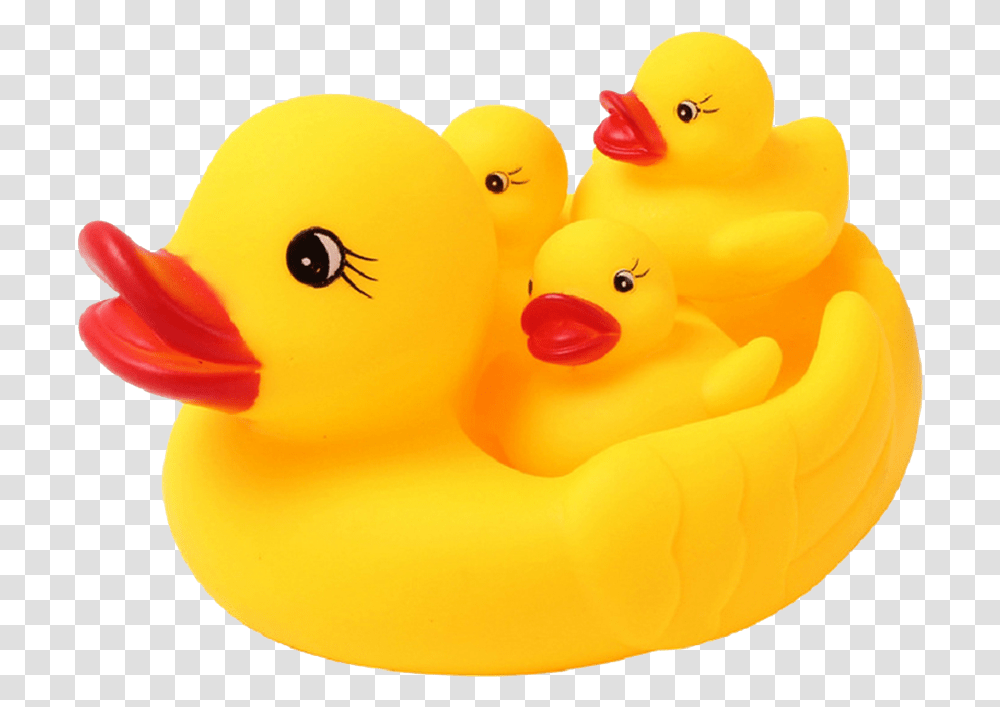 Baby Ducks For Bath, Bird, Animal, Toy Transparent Png