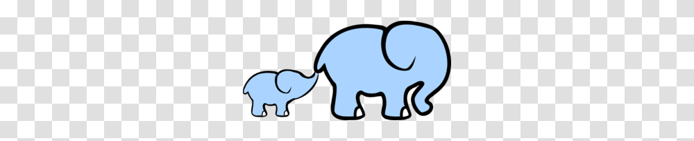 Baby Elephant And Adult Elephant Clip Art, Silhouette, Mammal, Animal, Wildlife Transparent Png