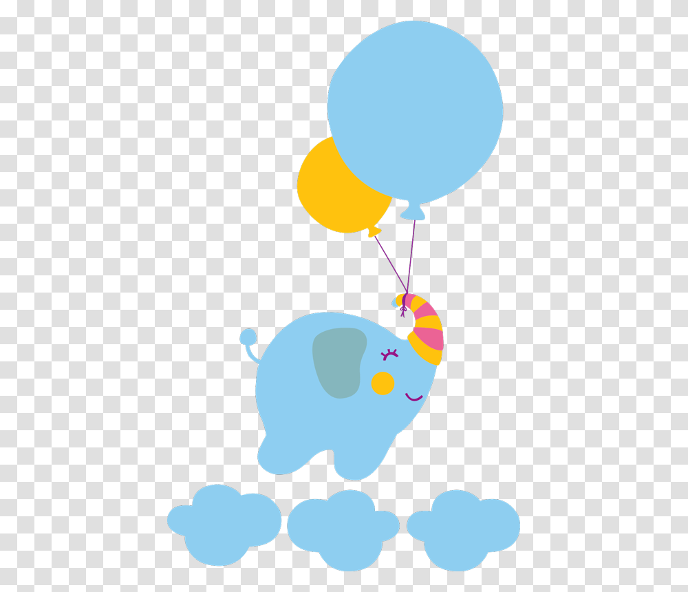 Baby Elephant, Balloon, Bird, Animal Transparent Png