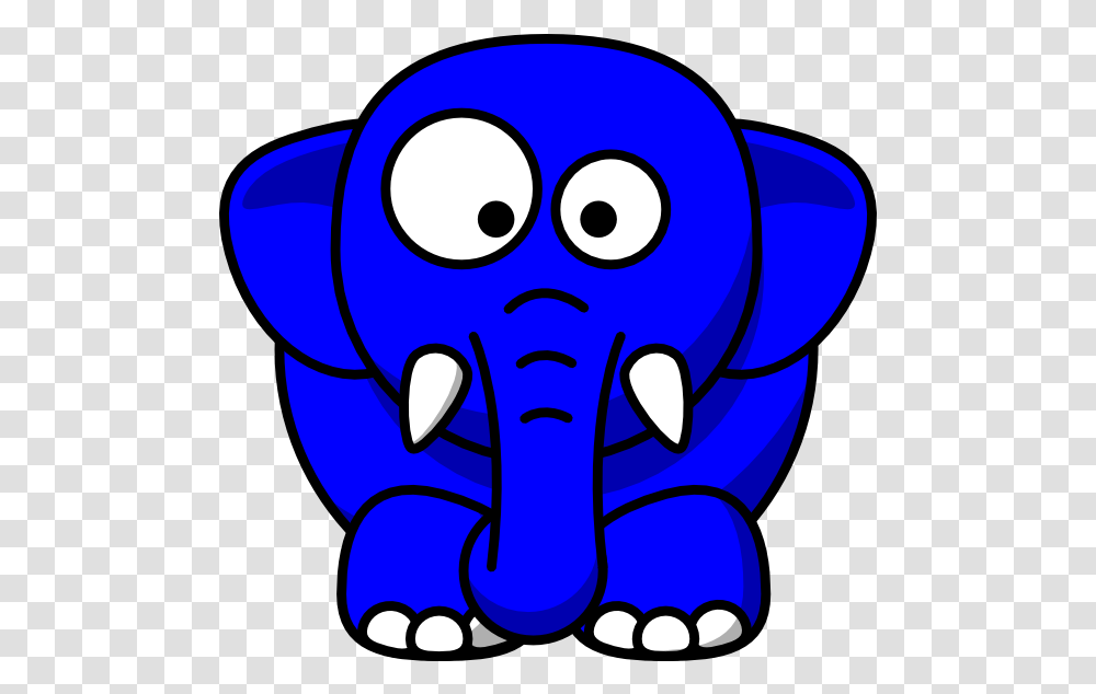 Baby Elephant Blue Clip Art Cartoon Animal With Elephant Clip Art Blue, Mammal, Wildlife, Light, Graphics Transparent Png