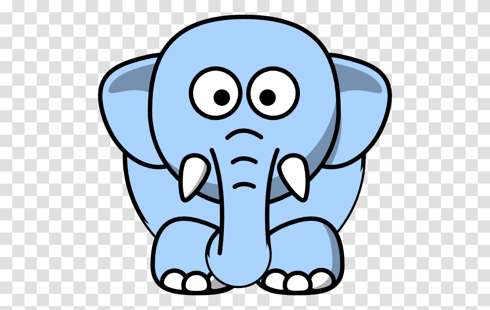 Baby Elephant Clipart Blue Light Blue Elephant, Wildlife, Mammal, Animal Transparent Png