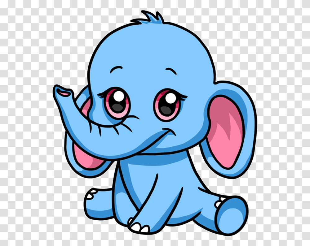 Baby Elephant Drawing Easy, Animal, Mammal, Doodle Transparent Png